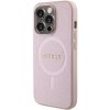 Guess GUHMP15LPSAHMCP iPhone 15 Pro 6.1 różowy/pink hardcase Saffiano MagSafe